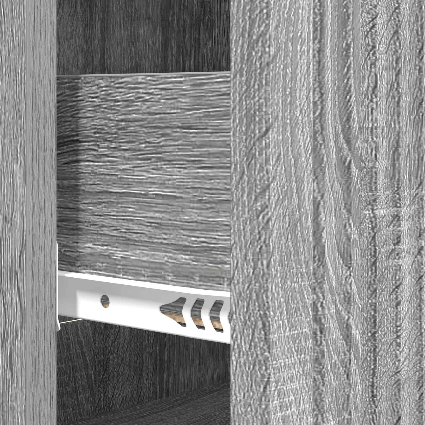 Skuffeskap Grå sonoma 66 x 34,5 x 90 cm Konstruert tre