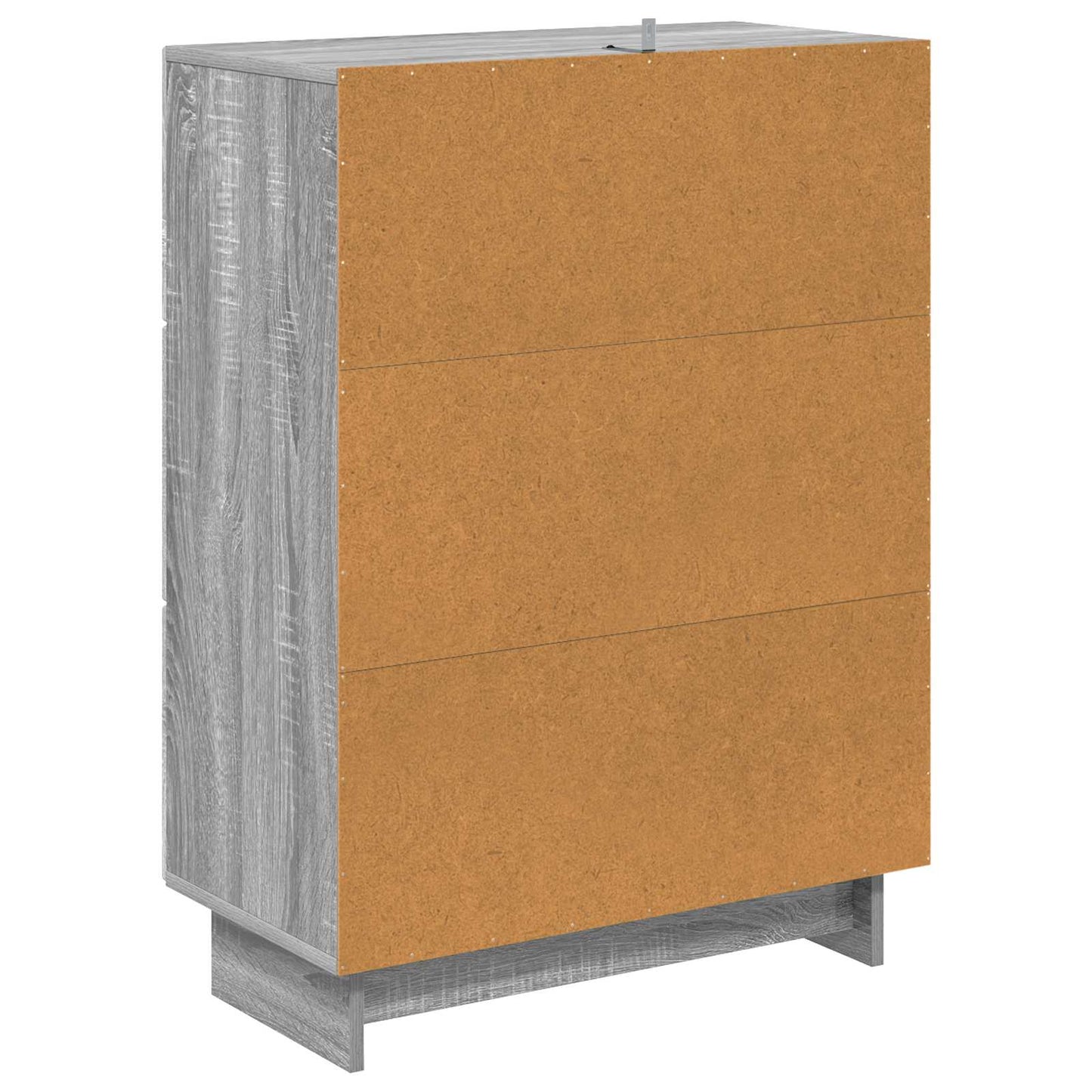 Skuffeskap Grå sonoma 66 x 34,5 x 90 cm Konstruert tre