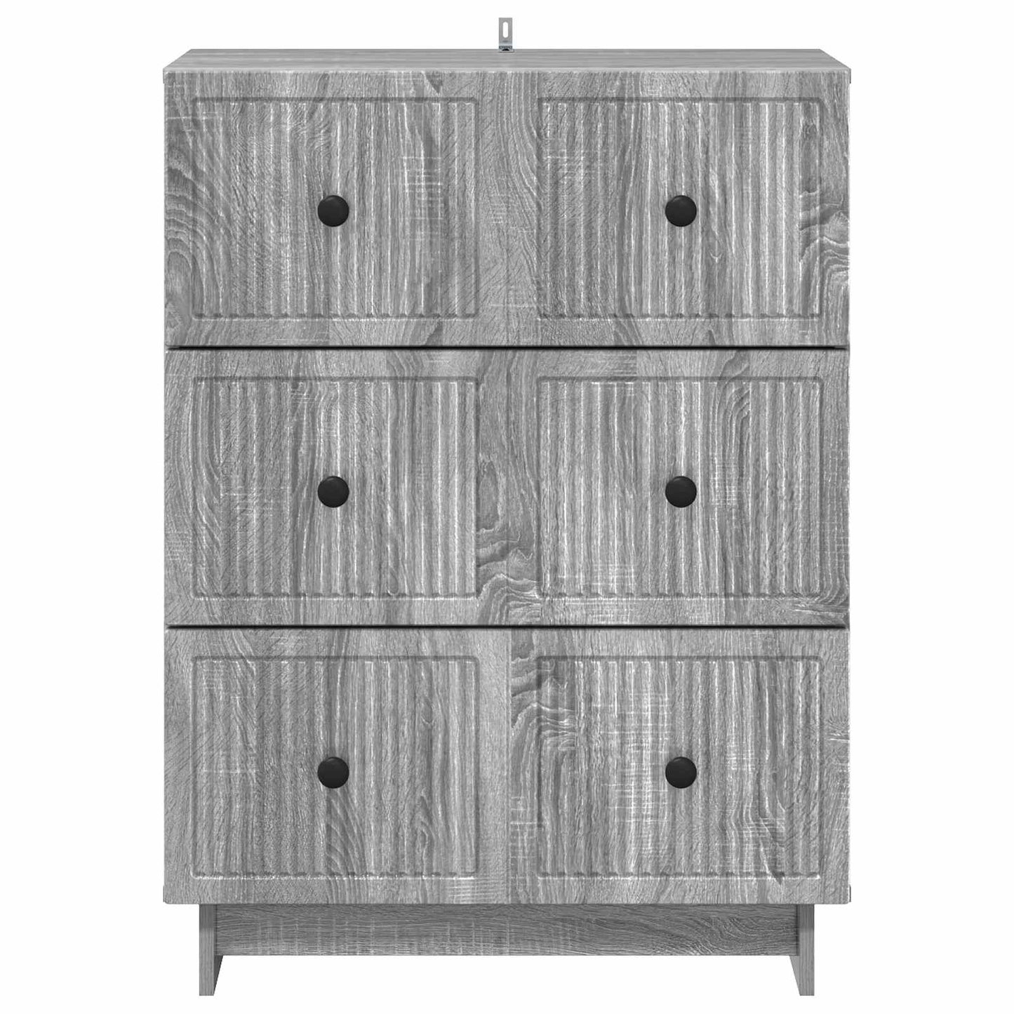 Skuffeskap Grå sonoma 66 x 34,5 x 90 cm Konstruert tre