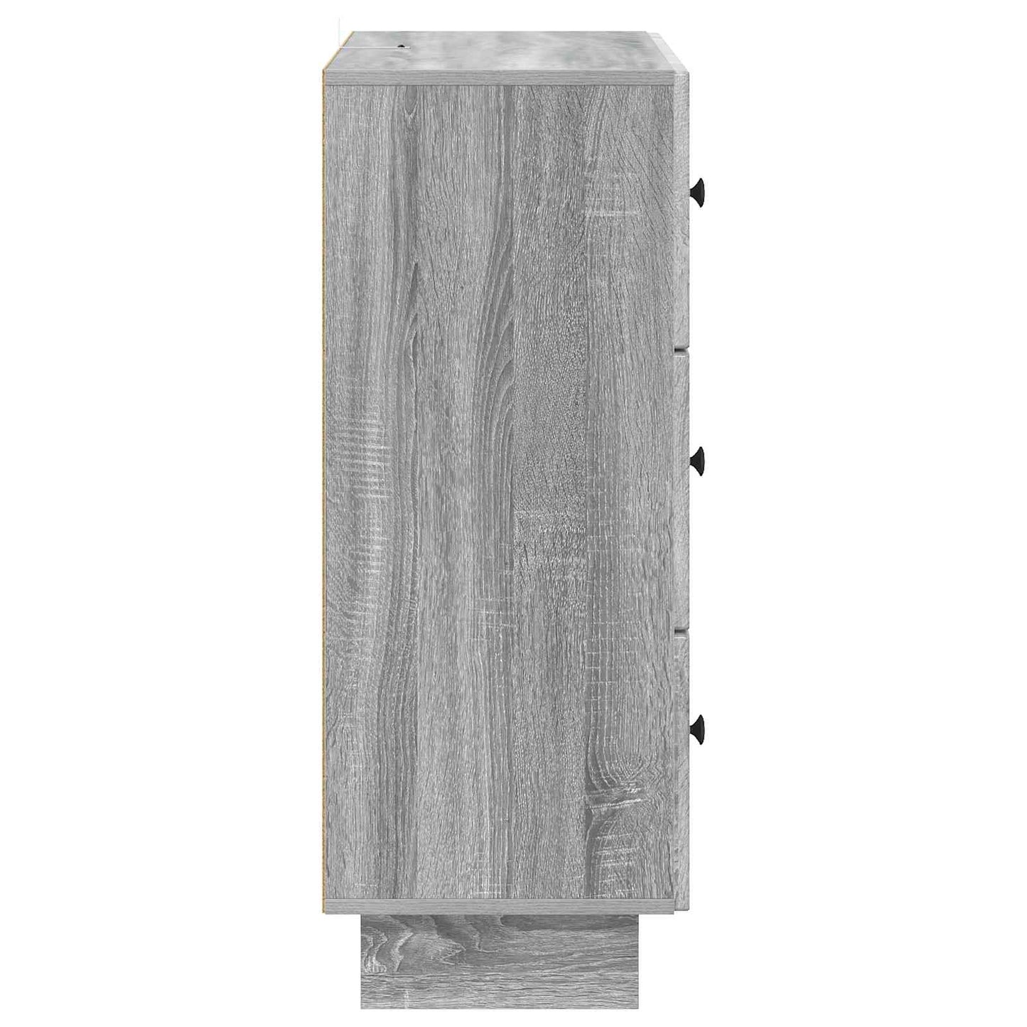 Skuffeskap Grå sonoma 66 x 34,5 x 90 cm Konstruert tre