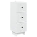 Skuffeskap Hvit 33 x 34,5 x 90 cm Konstruert tre