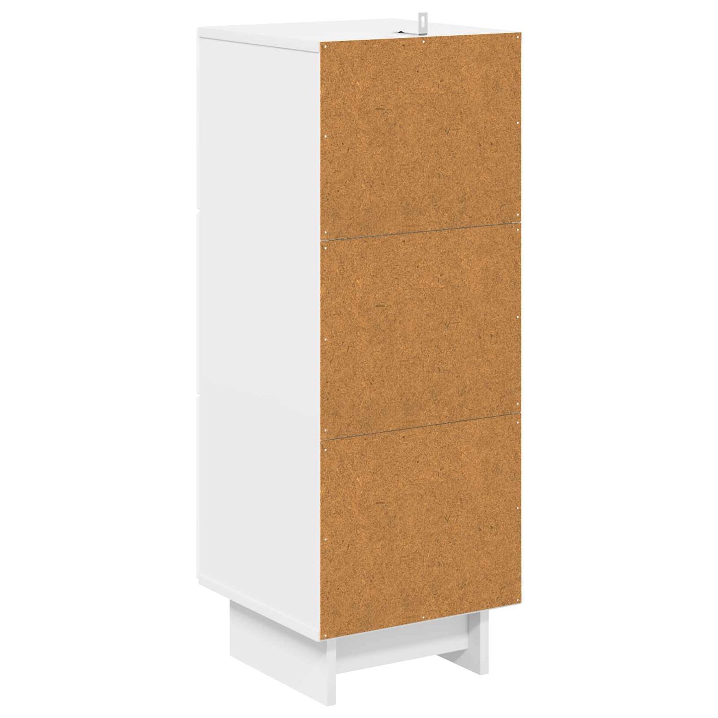 Skuffeskap Høgglans hvit 33 x 34,5 x 90 cm Konstruert tre