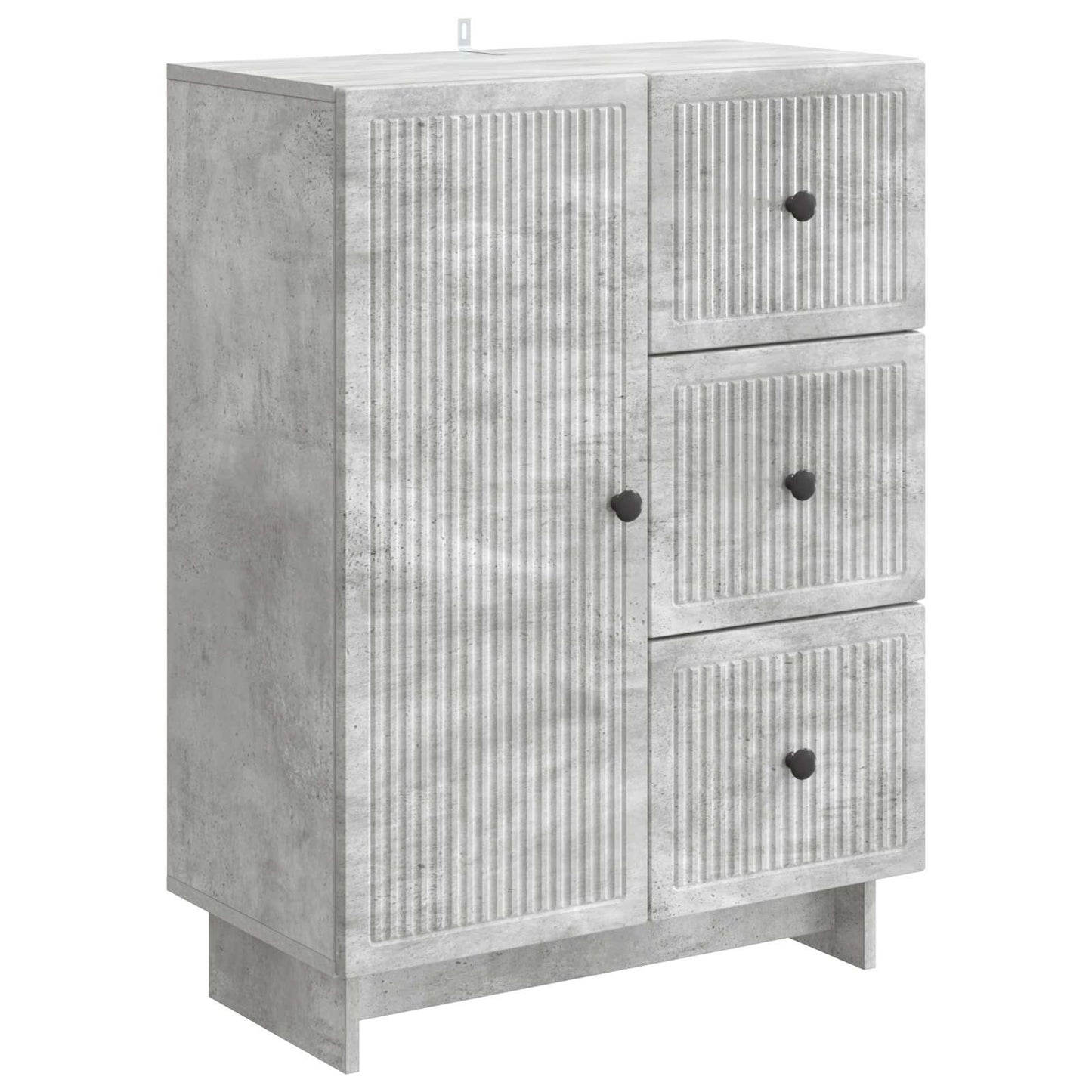 Serviesskap Betonggrå 66 x 34,5 x 90 cm Konstruert tre