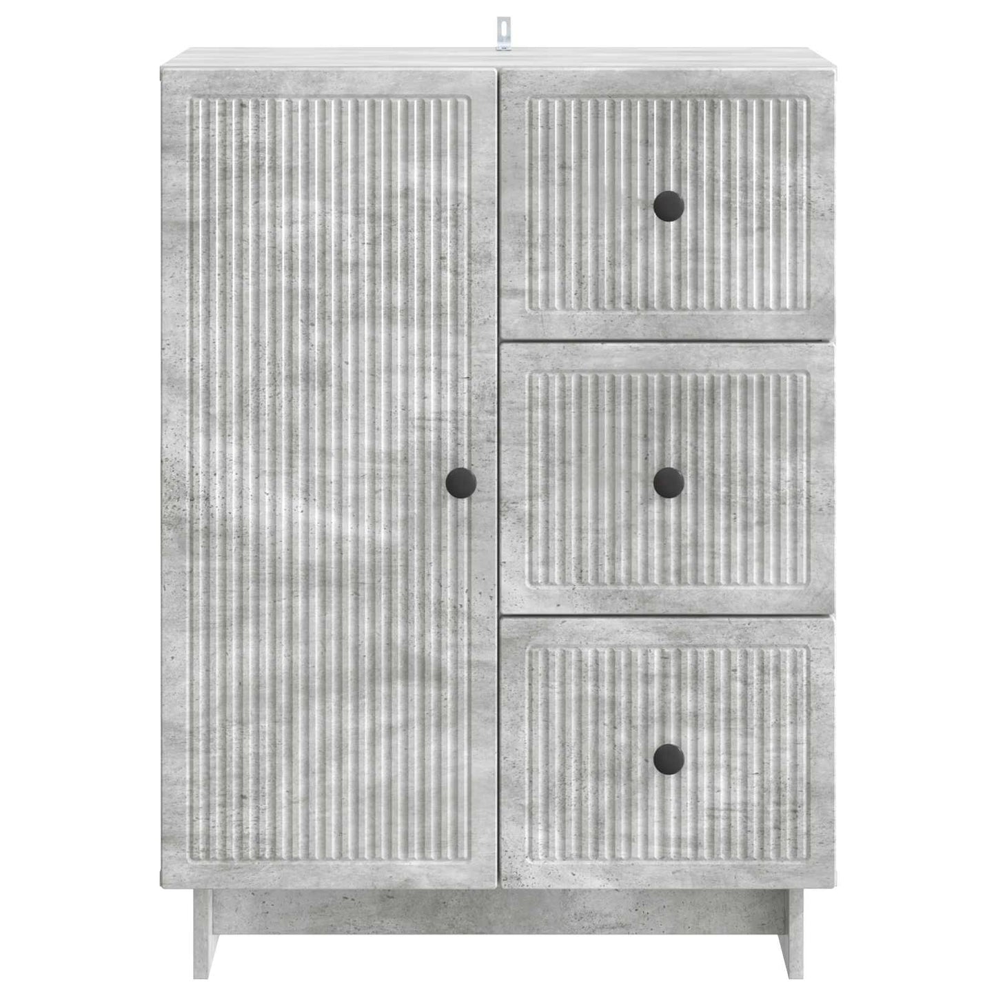 Serviesskap Betonggrå 66 x 34,5 x 90 cm Konstruert tre