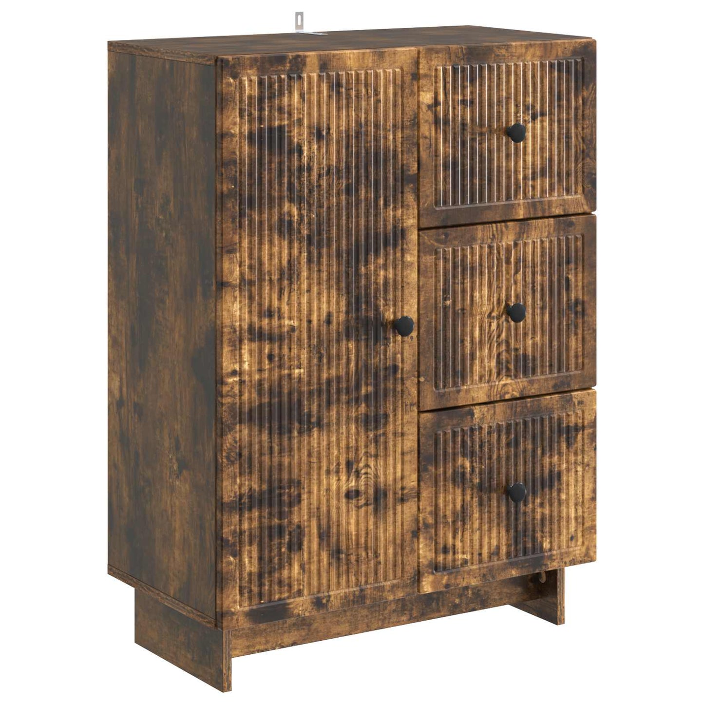 Serviesskap med skuff Røkt Eik 66 x 34,5 x 90 cm Konstruert tre