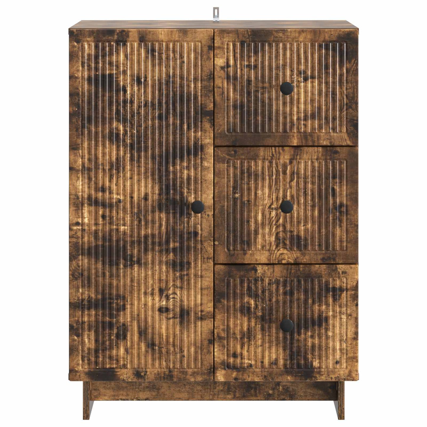 Serviesskap med skuff Røkt Eik 66 x 34,5 x 90 cm Konstruert tre