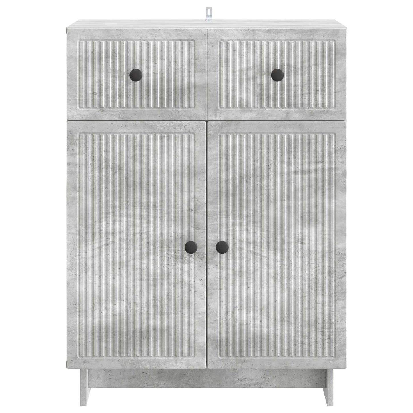Serviesskap Betonggrå 66 x 34,5 x 90 cm Konstruert tre