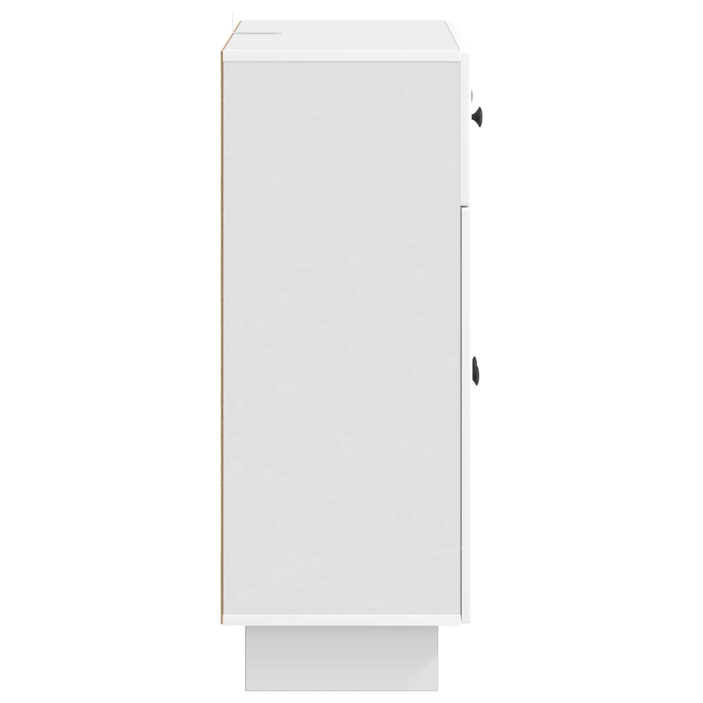 Serviesskap Høgglans hvit 66 x 34,5 x 90 cm Konstruert tre