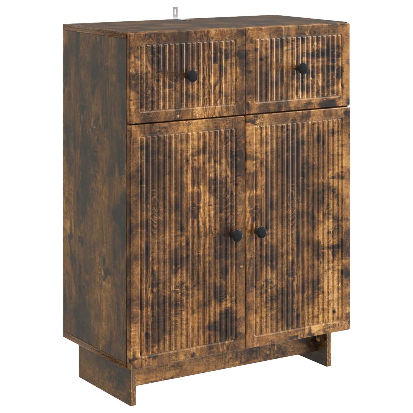 Serviesskap med skuff Røkt Eik 66 x 34,5 x 90 cm Konstruert tre