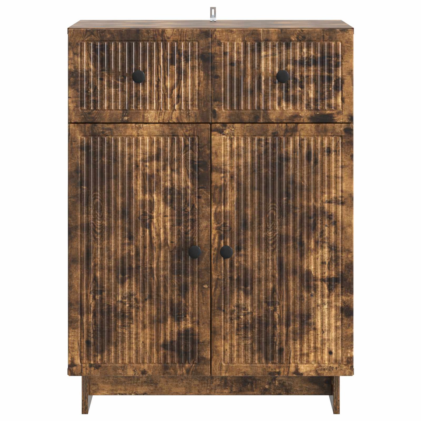 Serviesskap med skuff Røkt Eik 66 x 34,5 x 90 cm Konstruert tre