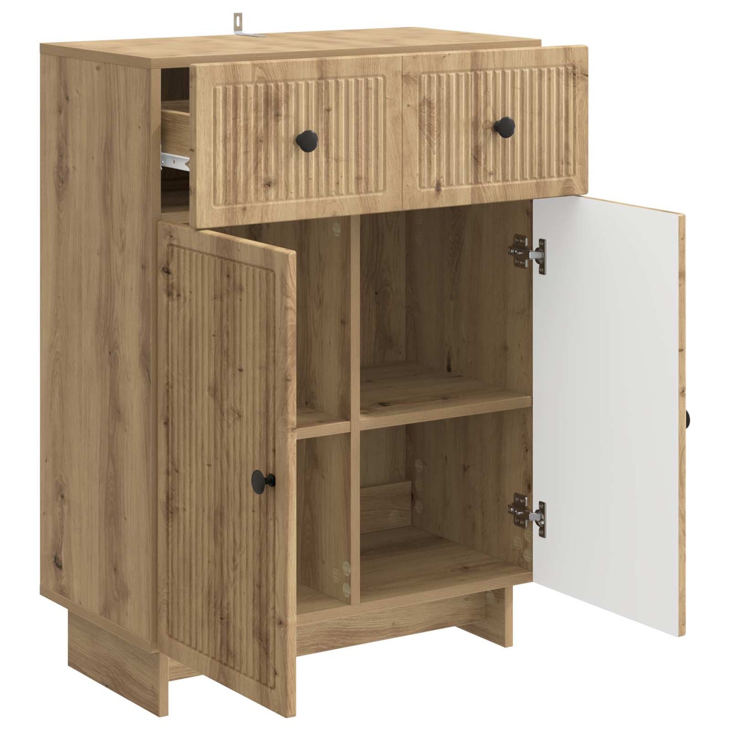 Serviesskap Artisan eik 66 x 34,5 x 90 cm Konstruert tre
