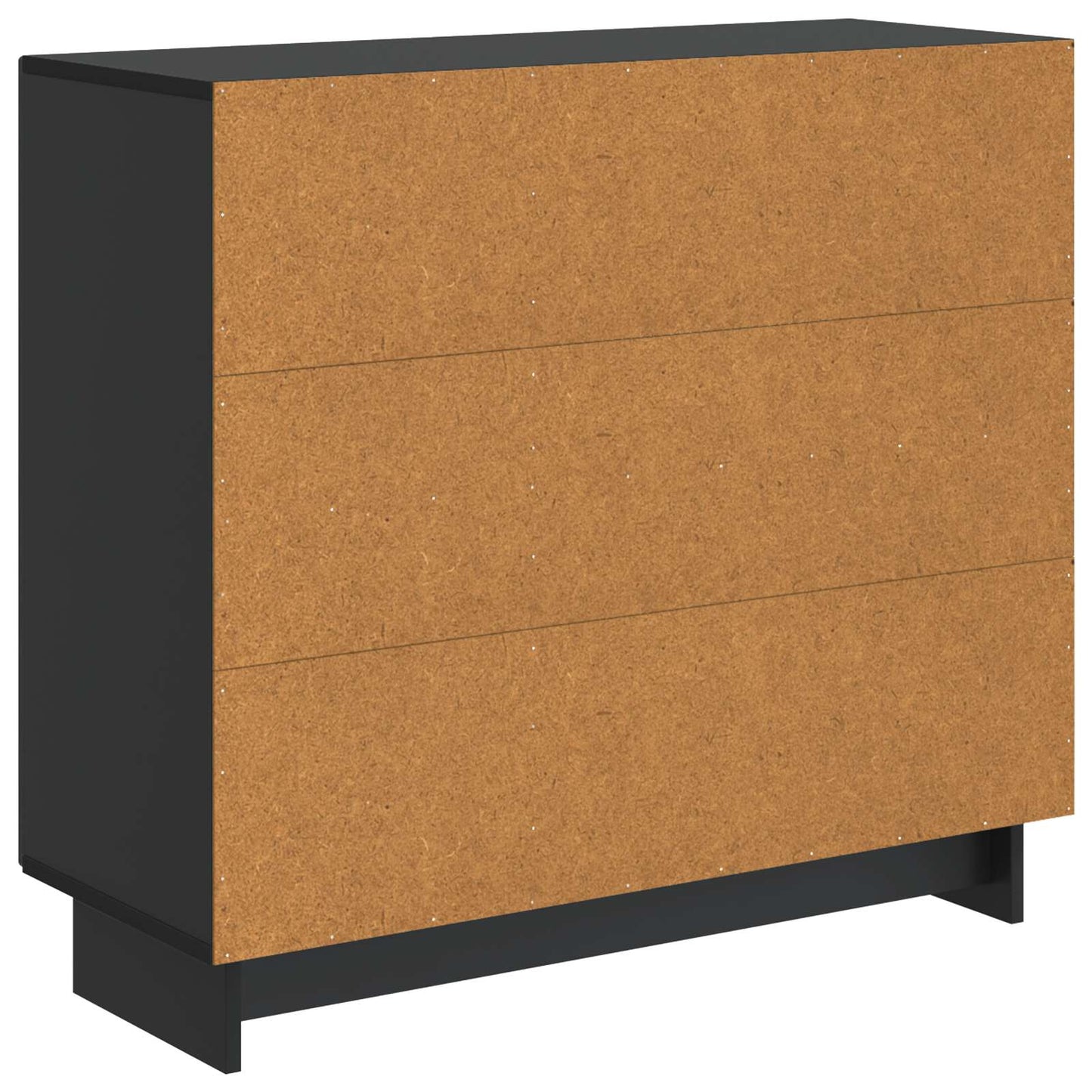 Serviesskap Svart 89 x 34,5 x 80 cm Konstruert tre