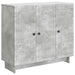 Serviesskap Betonggrå 89 x 34,5 x 80 cm Konstruert tre