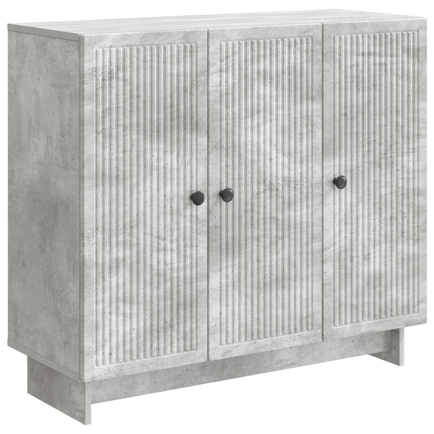 Serviesskap Betonggrå 89 x 34,5 x 80 cm Konstruert tre