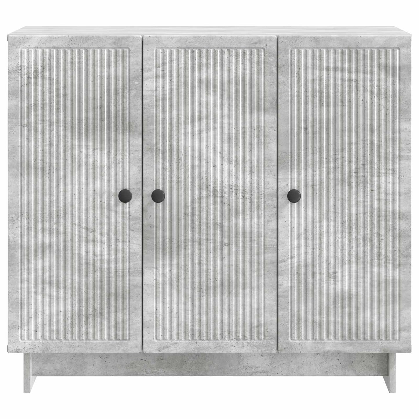 Serviesskap Betonggrå 89 x 34,5 x 80 cm Konstruert tre