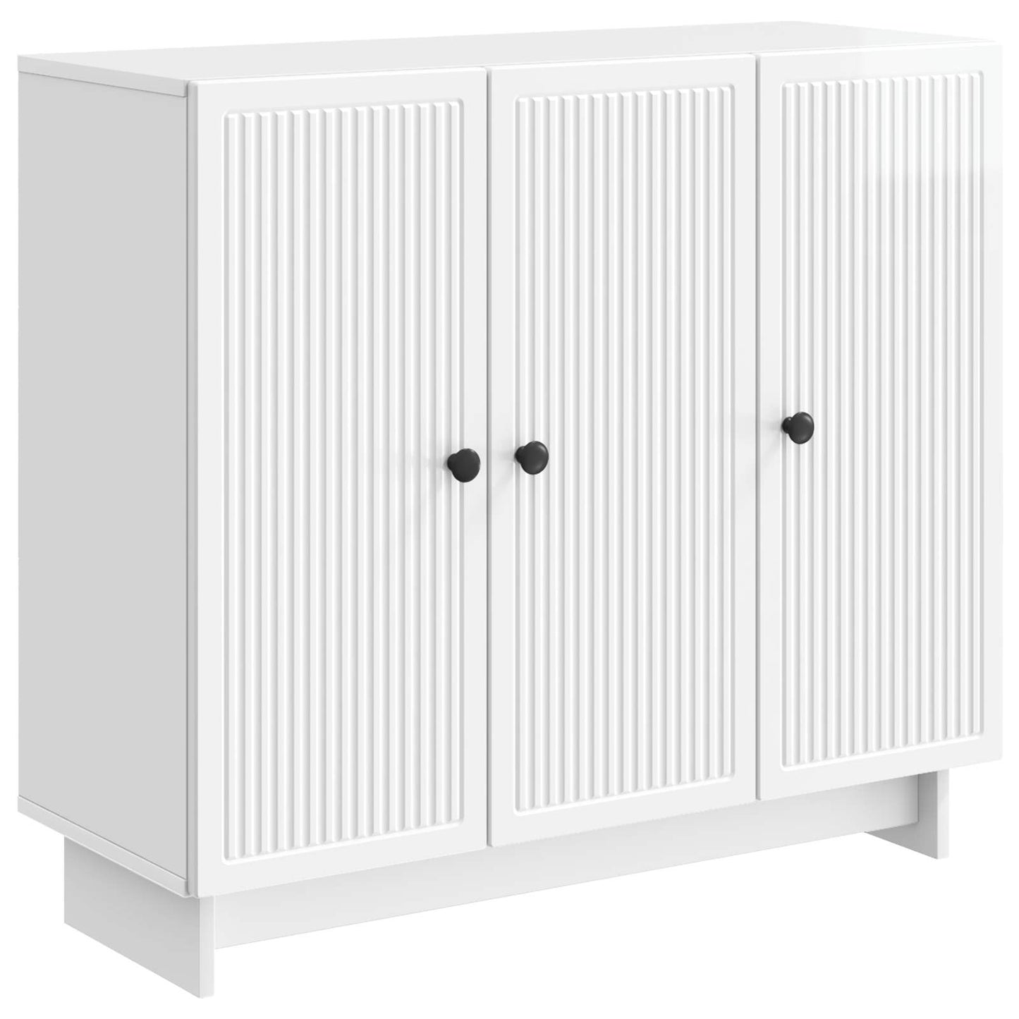 Serviesskap Høgglans hvit 89 x 34,5 x 80 cm Konstruert tre
