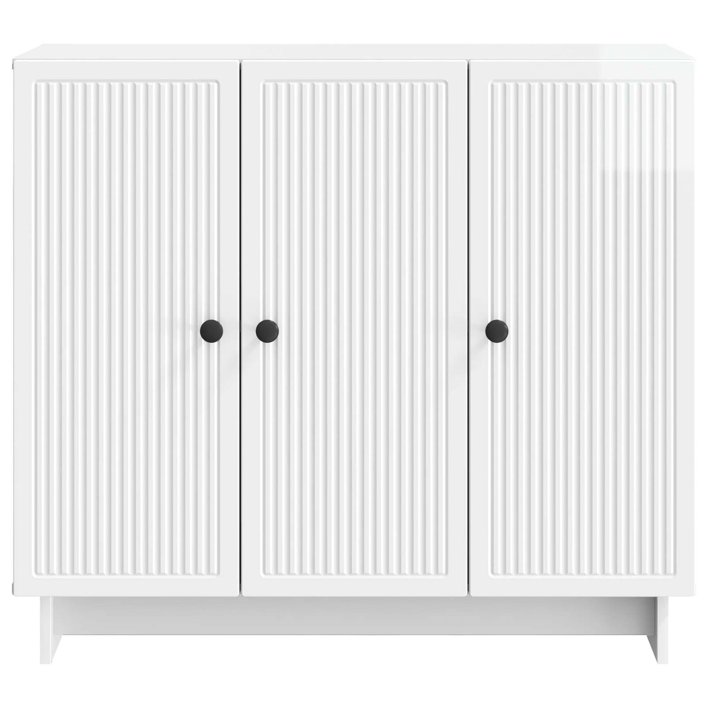 Serviesskap Høgglans hvit 89 x 34,5 x 80 cm Konstruert tre