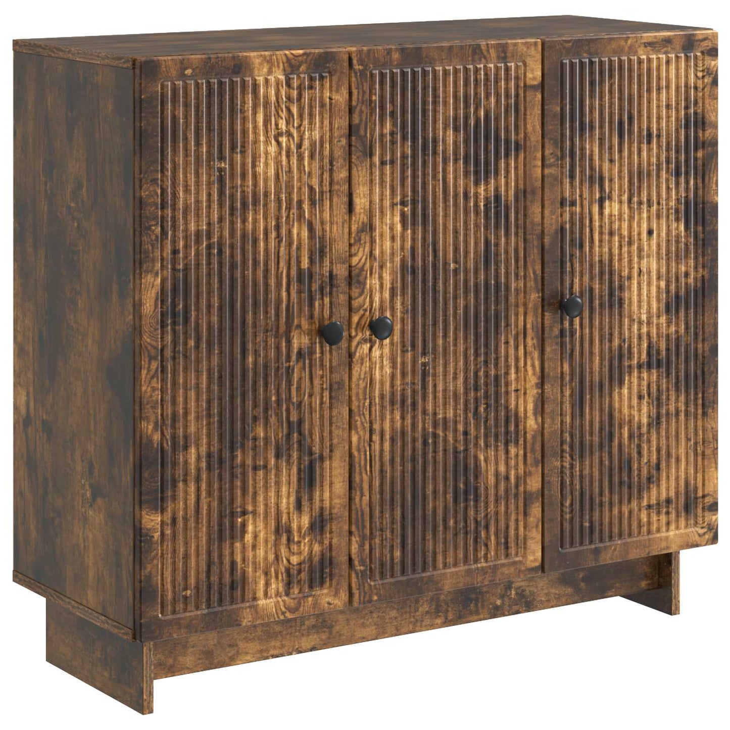 Serviesskap Røkt Eik 89 x 34,5 x 80 cm Konstruert tre