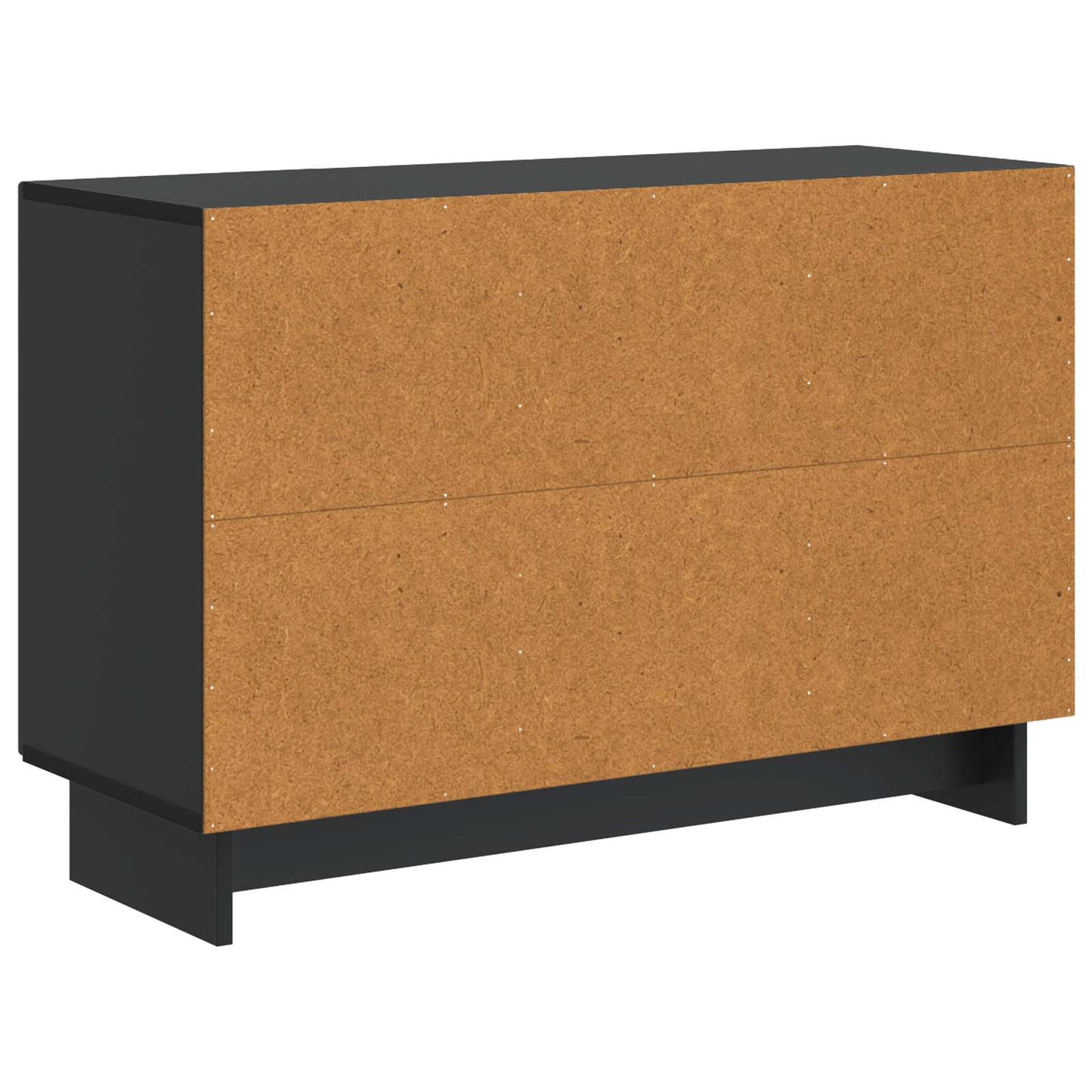 Serviesskap med skuff Svart 89 x 34,5 x 60 cm Konstruert tre