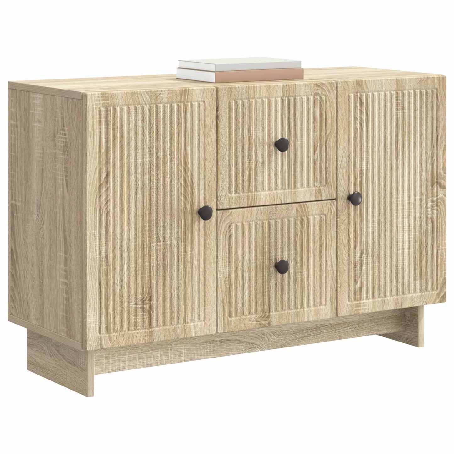 Serviesskap Sonoma eik 89 x 34,5 x 60 cm Konstruert tre