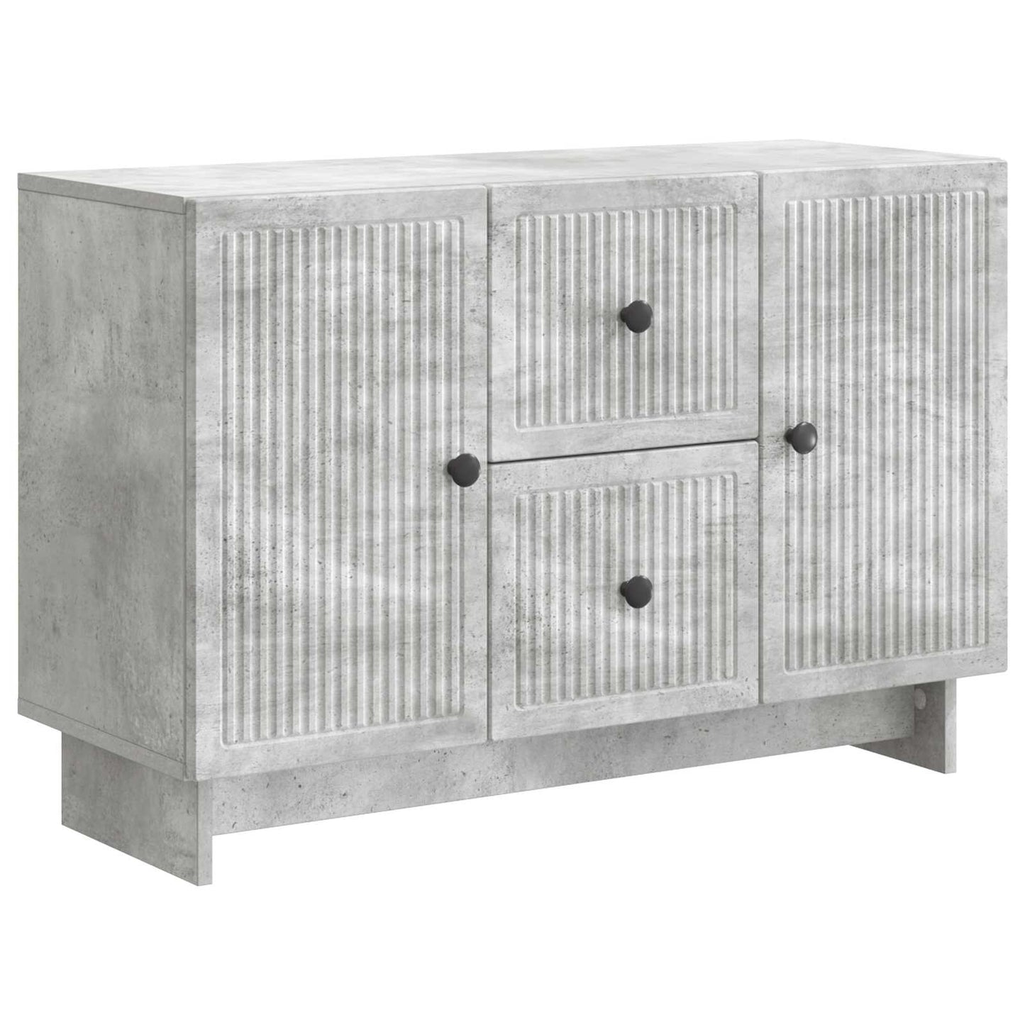 Serviesskap Betonggrå 89 x 34,5 x 60 cm Konstruert tre