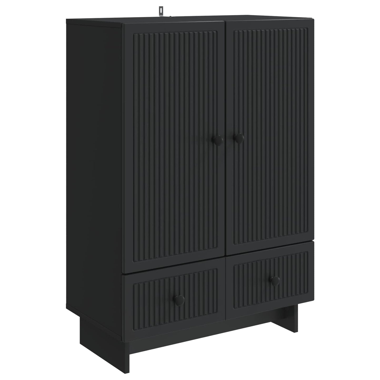 Serviesskap Svart 66 x 34,5 x 95 cm Konstruert tre