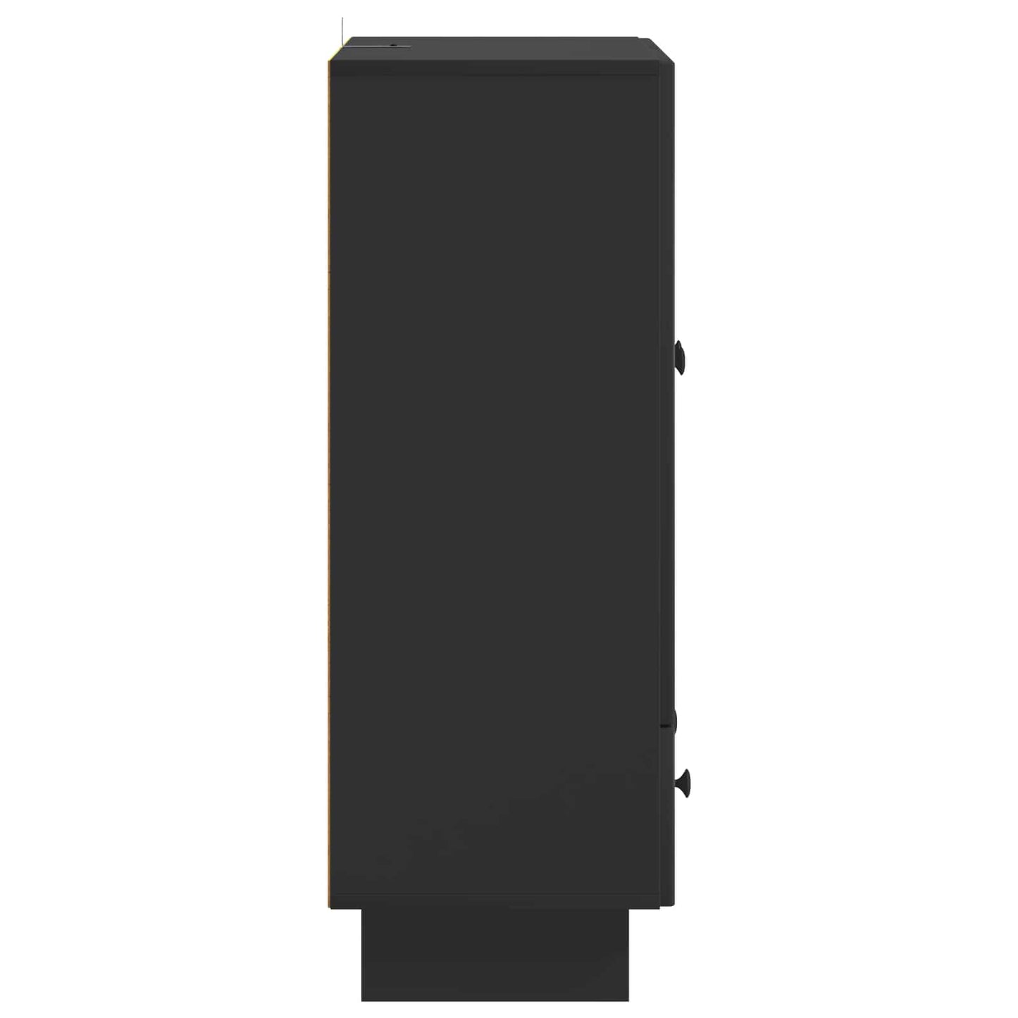 Serviesskap Svart 66 x 34,5 x 95 cm Konstruert tre