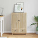 Serviesskap Sonoma eik 66 x 34,5 x 95 cm Konstruert tre