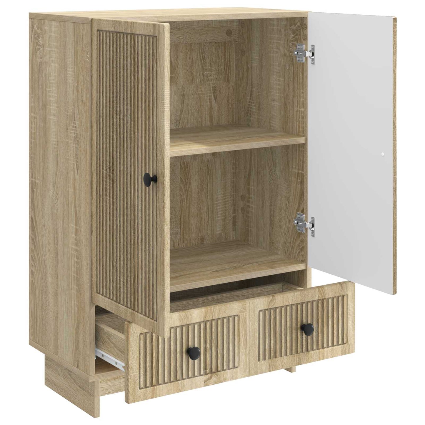 Serviesskap Sonoma eik 66 x 34,5 x 95 cm Konstruert tre