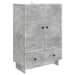 Serviesskap BetongGrå 66 x 34,5 x 95 cm Konstruert tre
