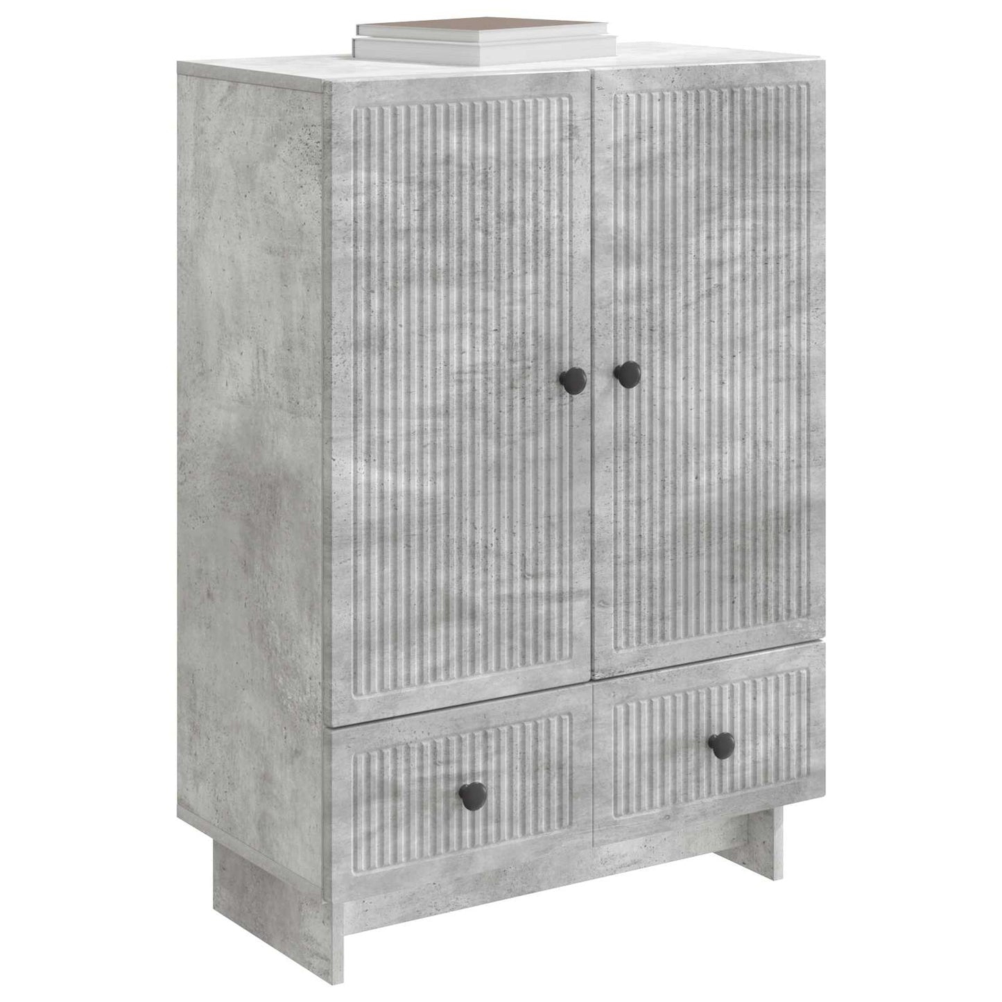 Serviesskap BetongGrå 66 x 34,5 x 95 cm Konstruert tre