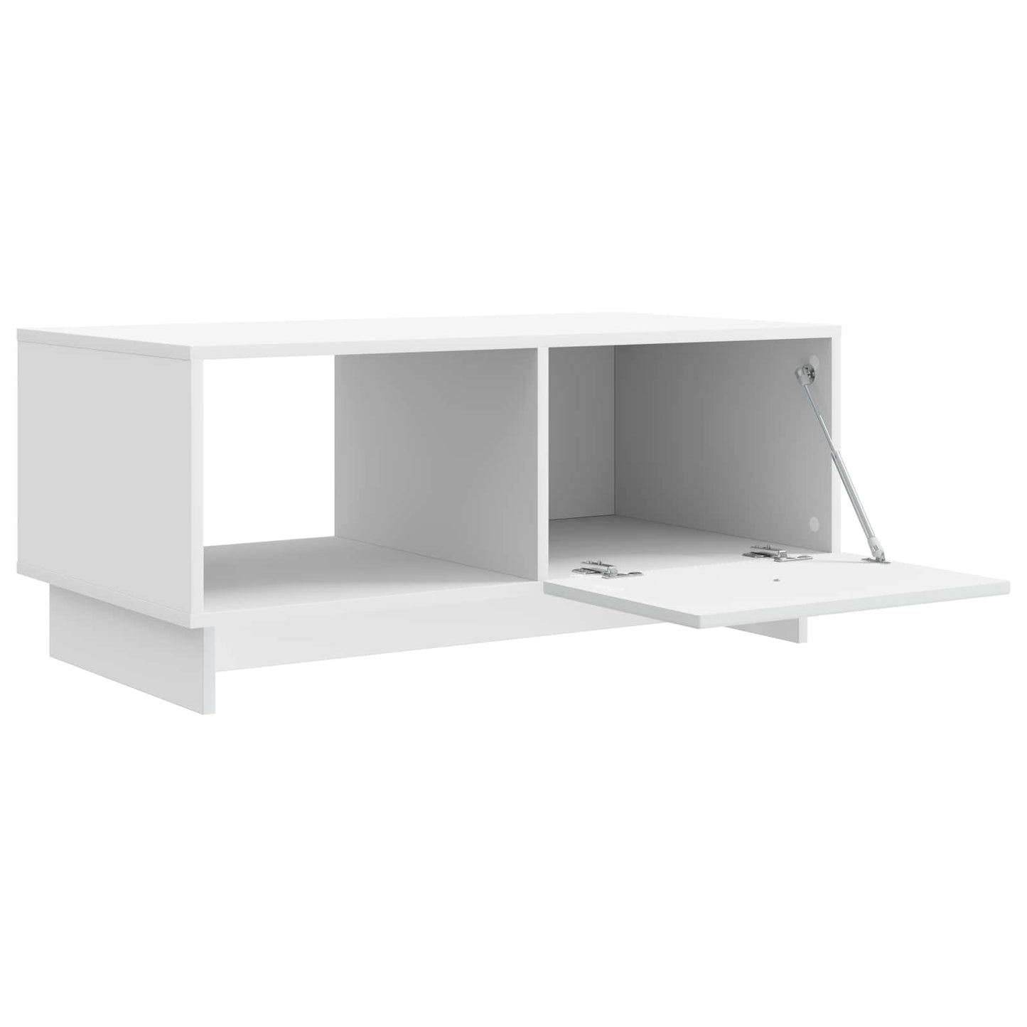 Kaffebord Hvit 90 x 50 x 40 cm Konstruert tre