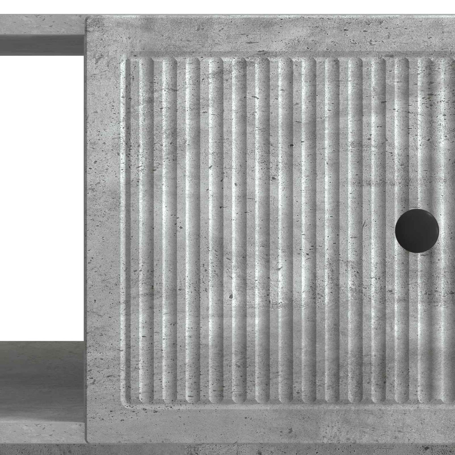 Kaffebord Betonggrå 90 x 50 x 40 cm Konstruert tre