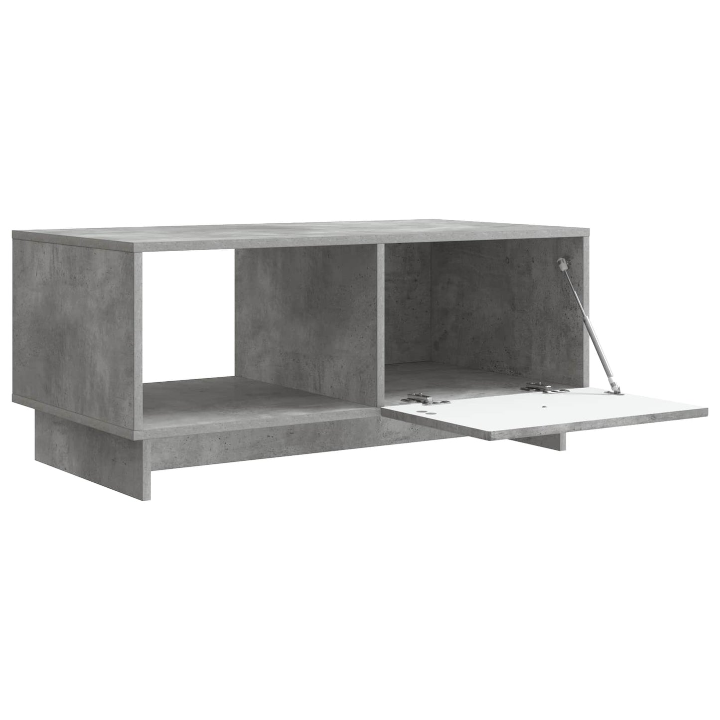 Kaffebord Betonggrå 90 x 50 x 40 cm Konstruert tre