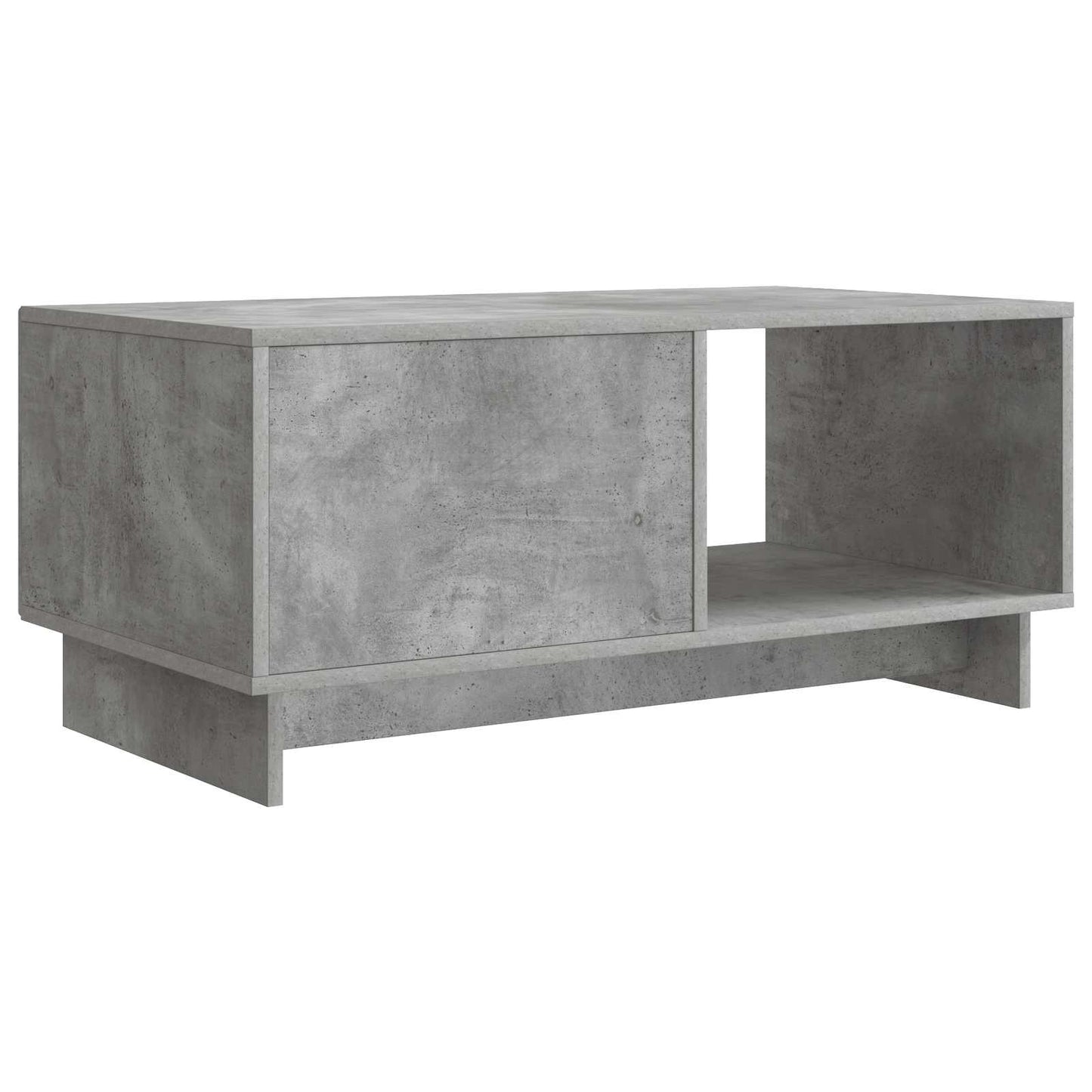 Kaffebord Betonggrå 90 x 50 x 40 cm Konstruert tre