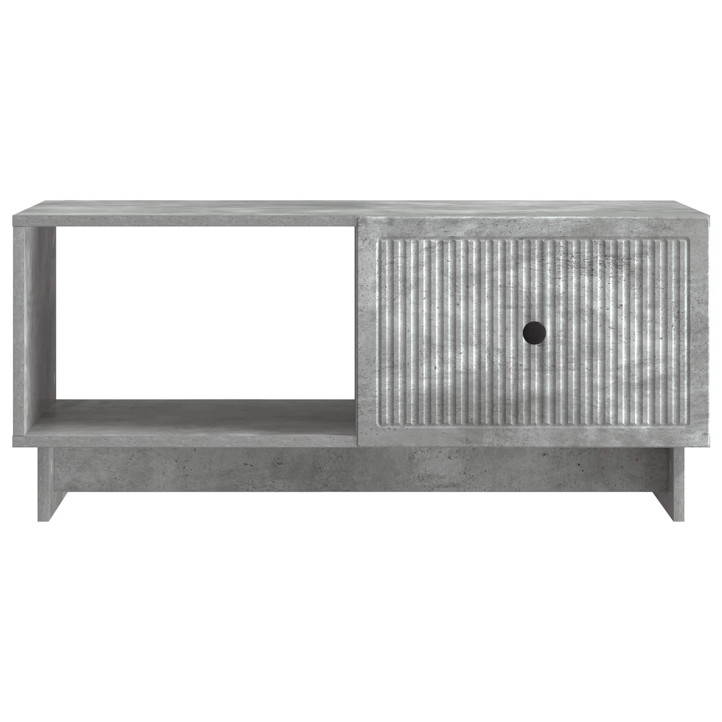 Kaffebord Betonggrå 90 x 50 x 40 cm Konstruert tre