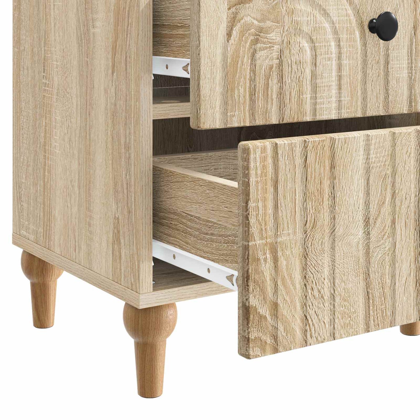 Nattbordskap Sonoma eik 43 x 34,5 x 48 cm Konstruert tre