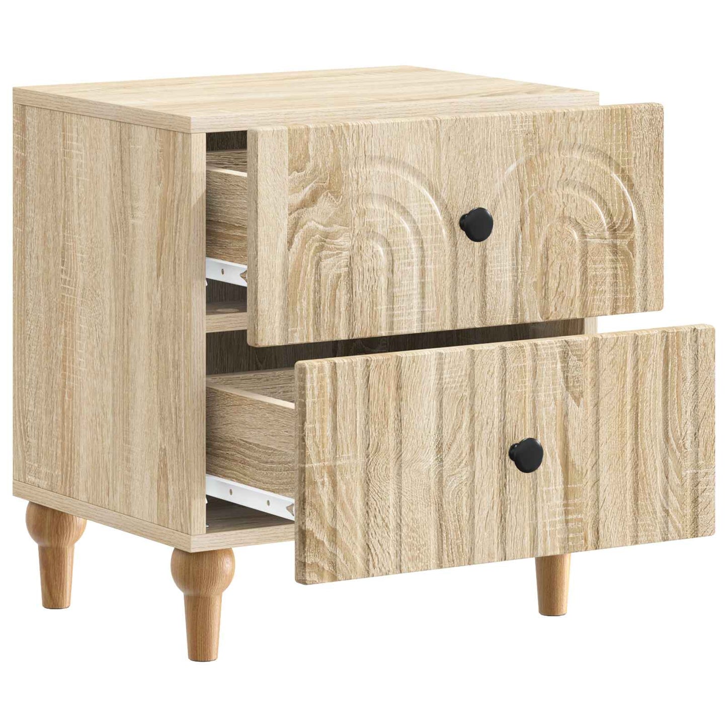 Nattbordskap Sonoma eik 43 x 34,5 x 48 cm Konstruert tre