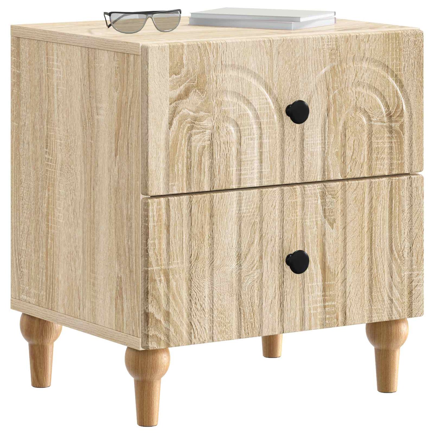 Nattbordskap Sonoma eik 43 x 34,5 x 48 cm Konstruert tre