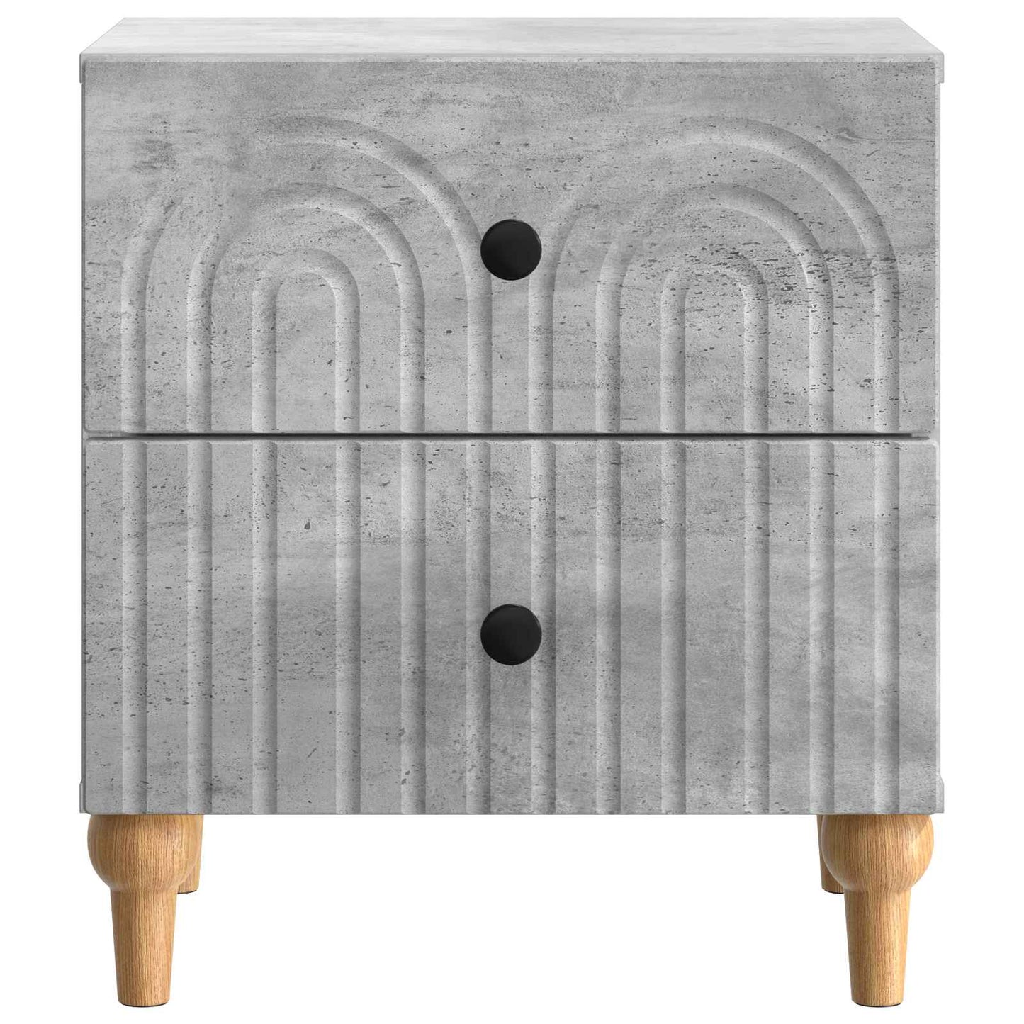 Nattbordskap Betonggrå 43 x 34,5 x 48 cm Konstruert tre