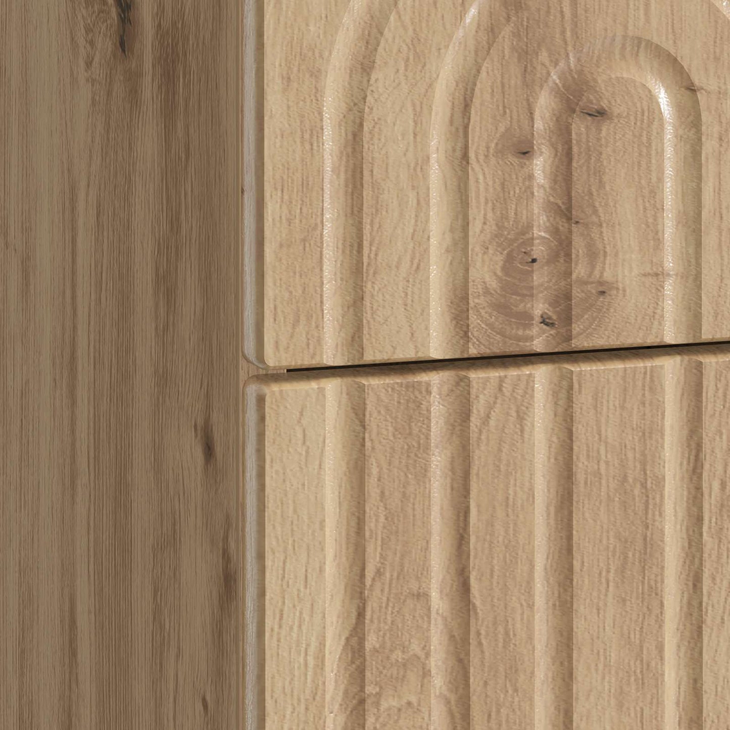 Nattbordskap Artisan eik 43 x 34,5 x 48 cm Konstruert tre