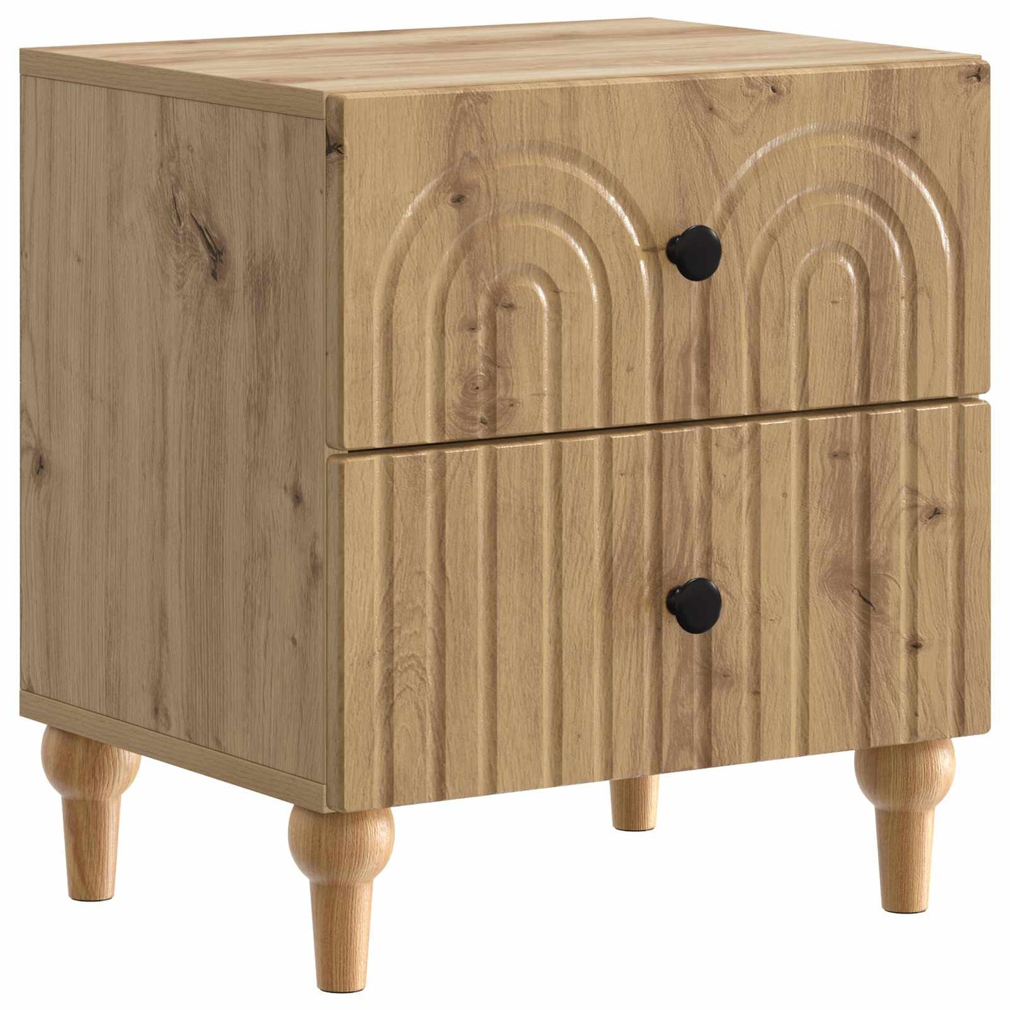 Nattbordskap Artisan eik 43 x 34,5 x 48 cm Konstruert tre