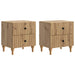 Nattbordskap 2 stk. Artisan eik 43 x 34,5 x 48 cm