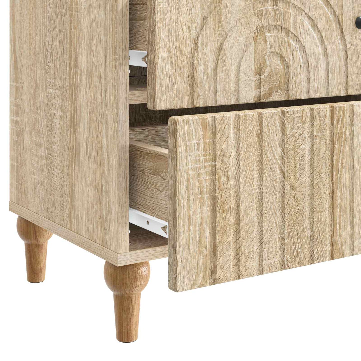 Nattbordskap Sonoma eik 62 x 34,5 x 48 cm Konstruert tre