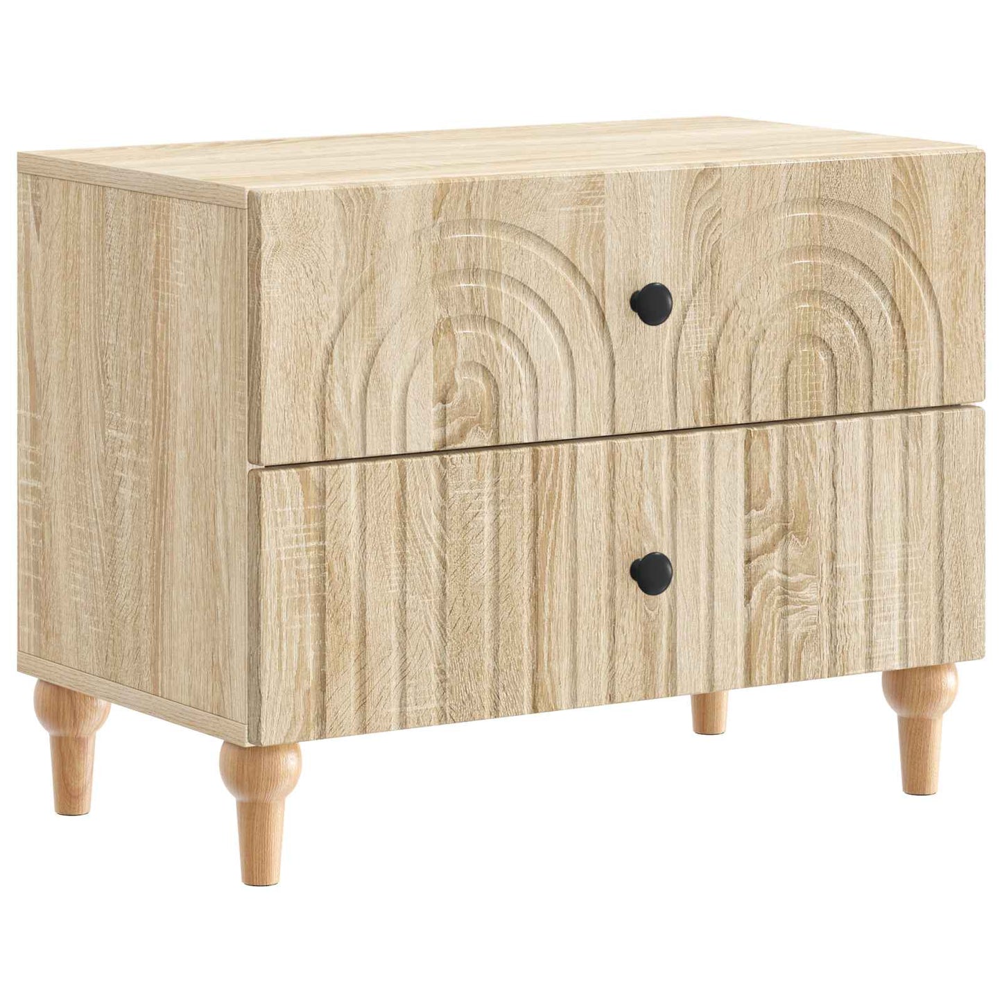 Nattbordskap Sonoma eik 62 x 34,5 x 48 cm Konstruert tre