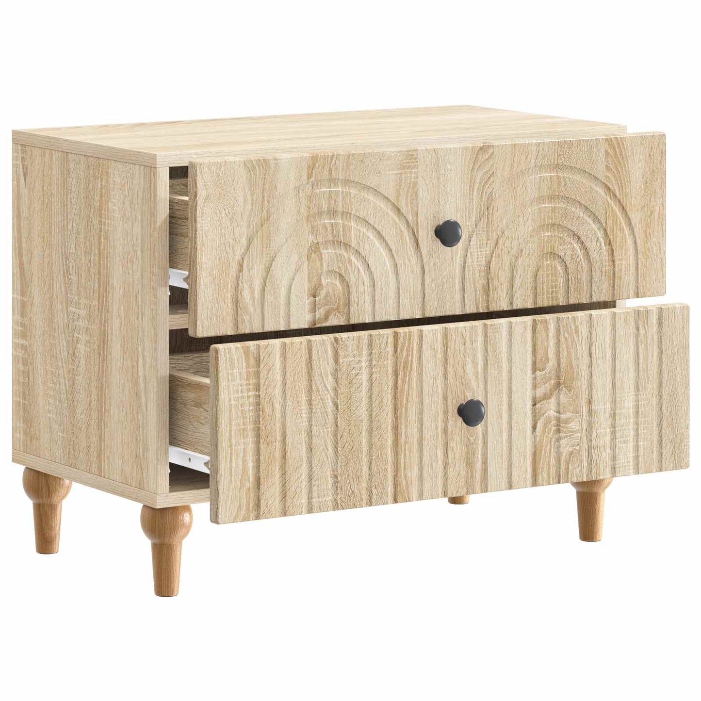 Nattbordskap Sonoma eik 62 x 34,5 x 48 cm Konstruert tre