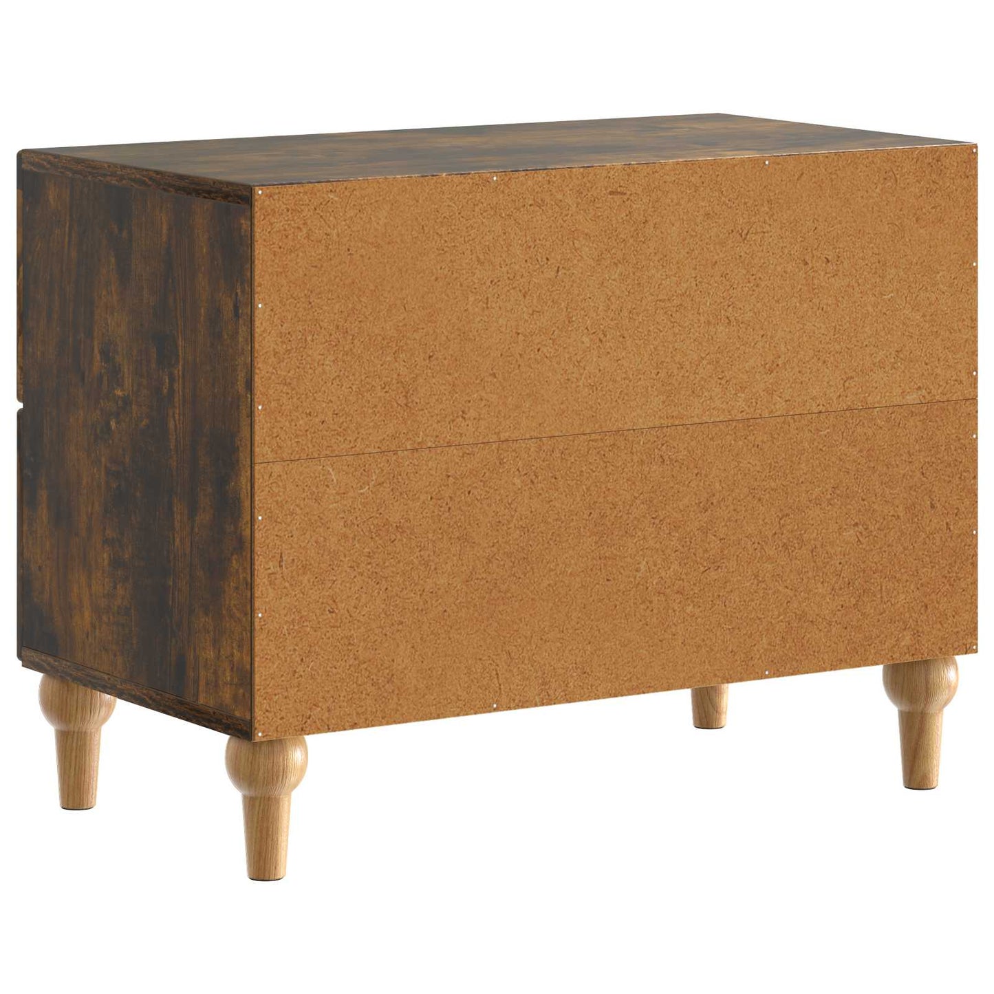 Nattbordskap Røkt Eik 62 x 34,5 x 48 cm Konstruert tre