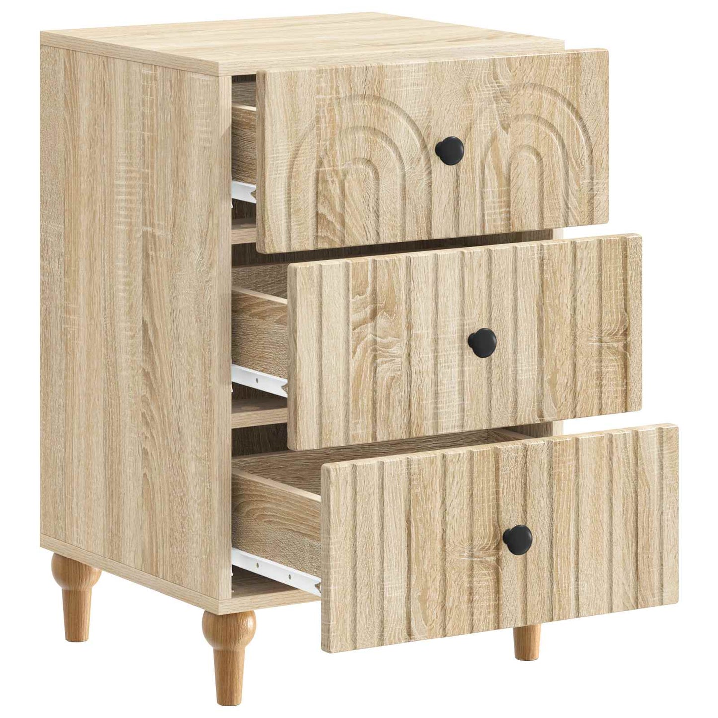Nattbordskap Sonoma eik 43x 41 x 66,5 cm Konstruert tre