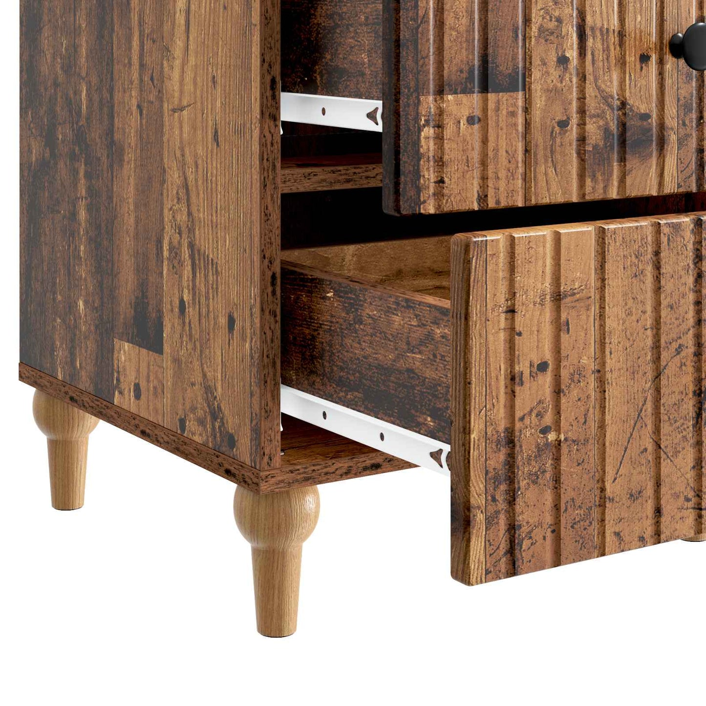 Nattbordskap Gammelt tre 43x 41 x 66,5 cm Konstruert tre
