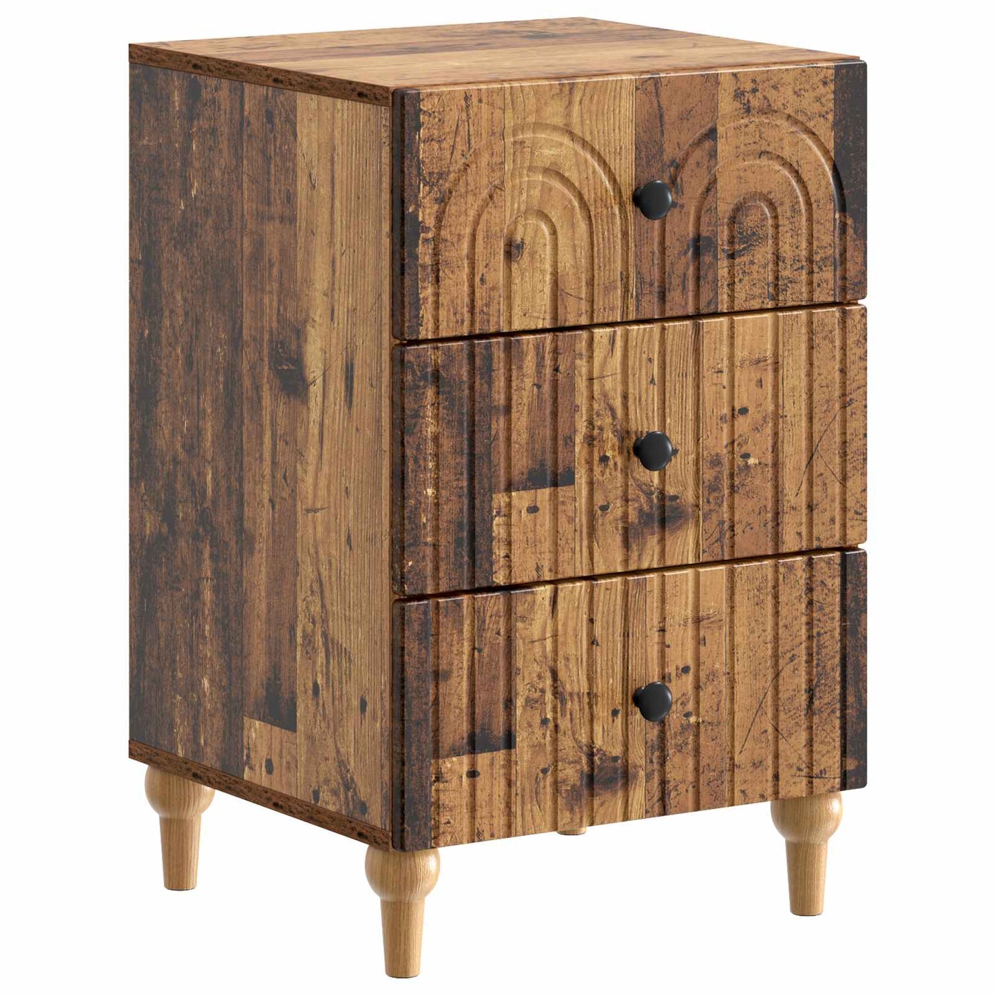 Nattbordskap Gammelt tre 43x 41 x 66,5 cm Konstruert tre